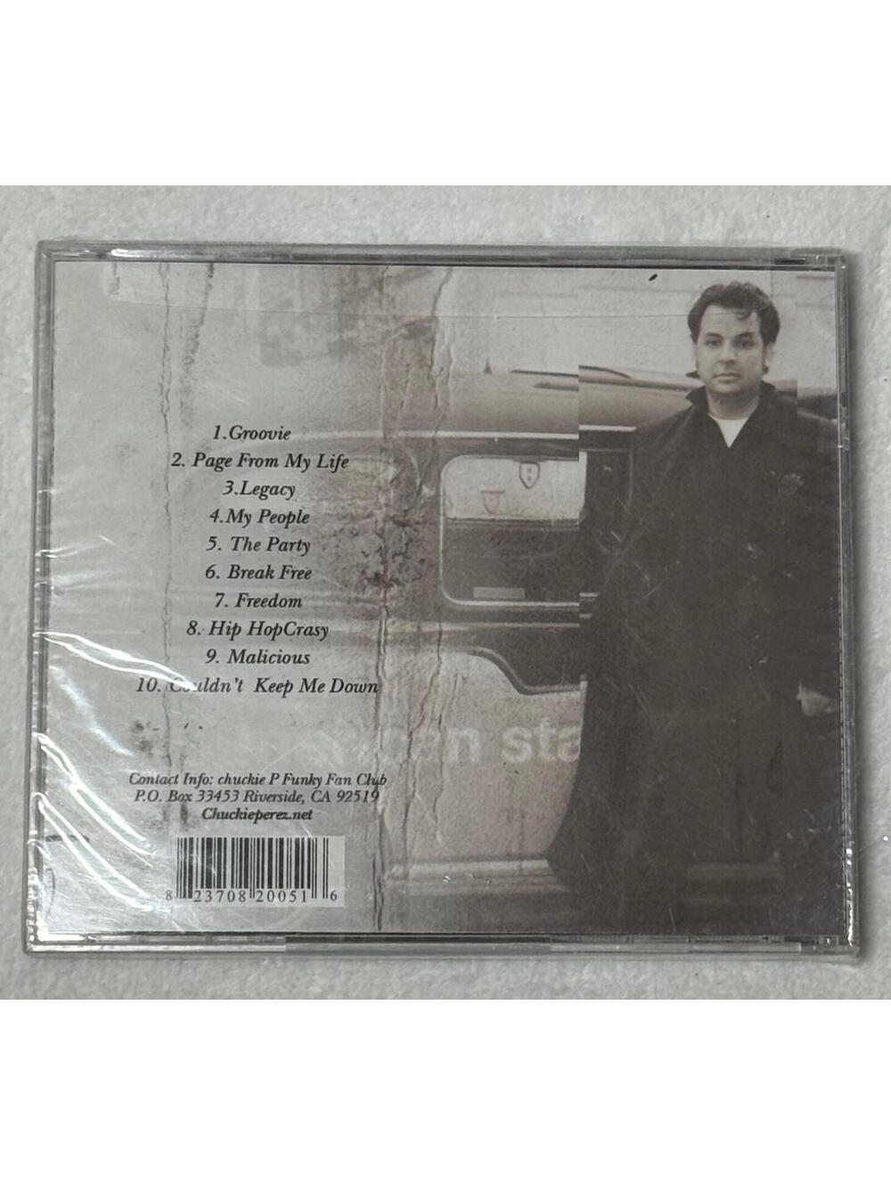 Chuckie Perez A Page From My Life CD 2005 Sealed Hip Hop Rap Independent